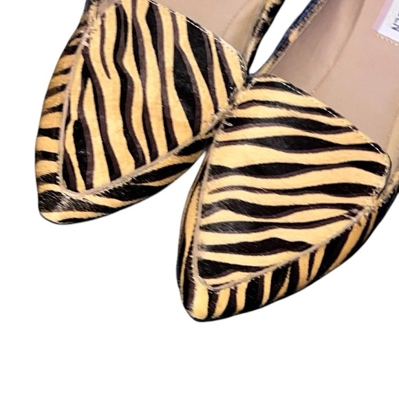Steve Madden Cow Fur Suede Loafers Flats Shoes size 8.5 - Picture 2 of 6